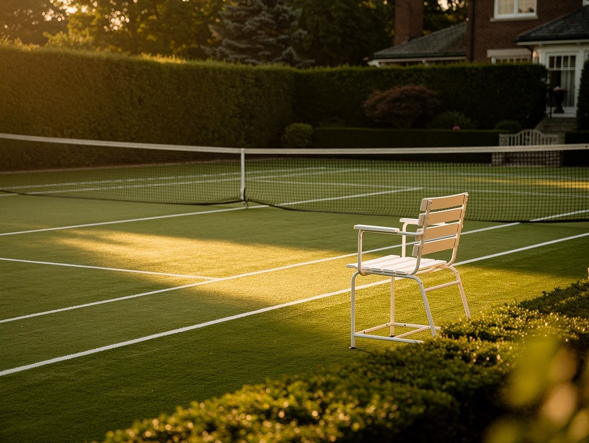 Outdoor tennis court at a premier Toronto club used by Top Toronto Tennis Lessons